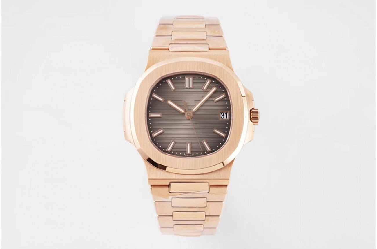 Patek Philippe - Nautilus Jumbo RG/RG Grey/Stk PPF V4 A324