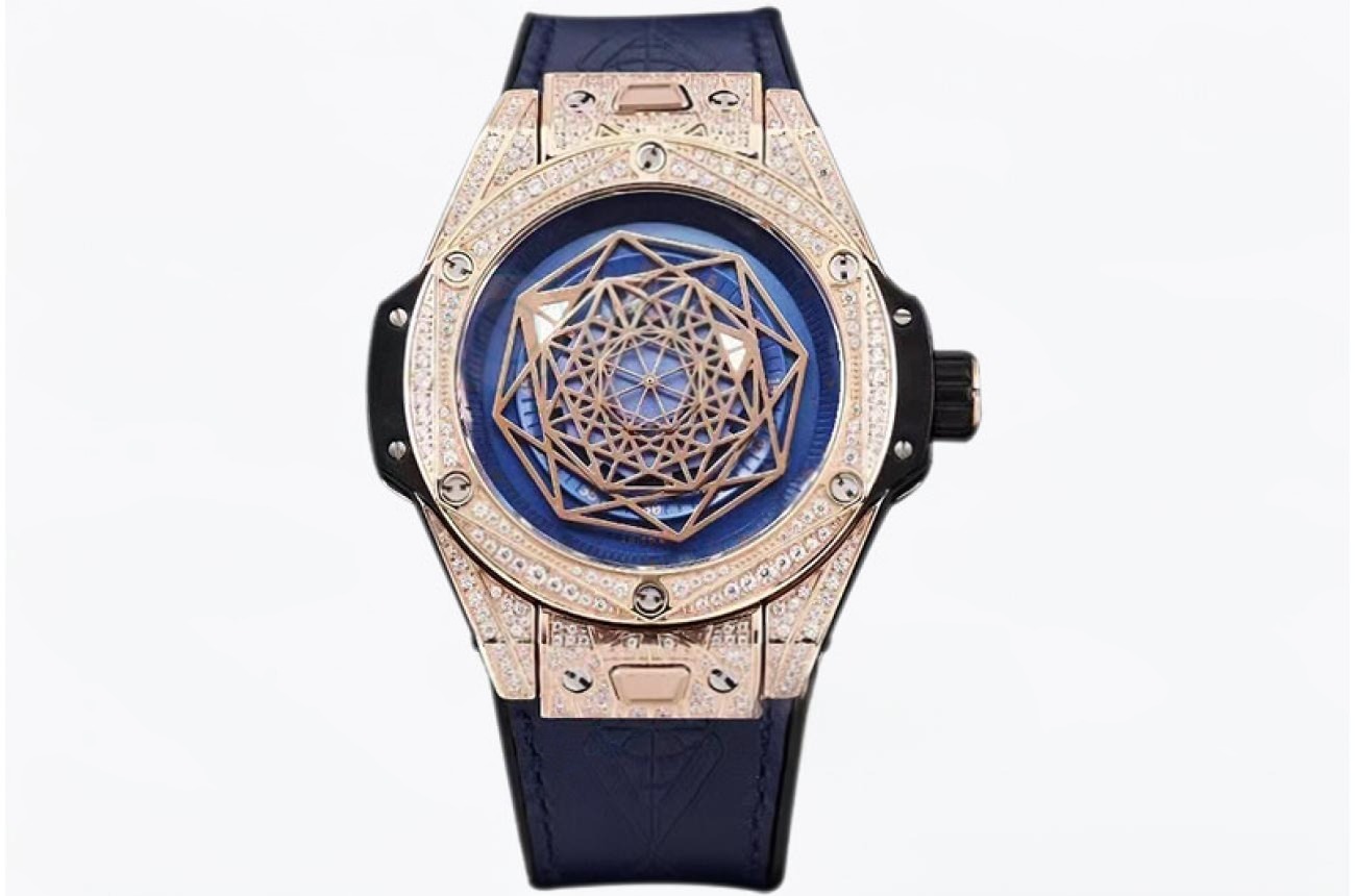 Hublot - Big Bang Sang Bleu Ⅱ Diam RG/LE Blue ZF Original
