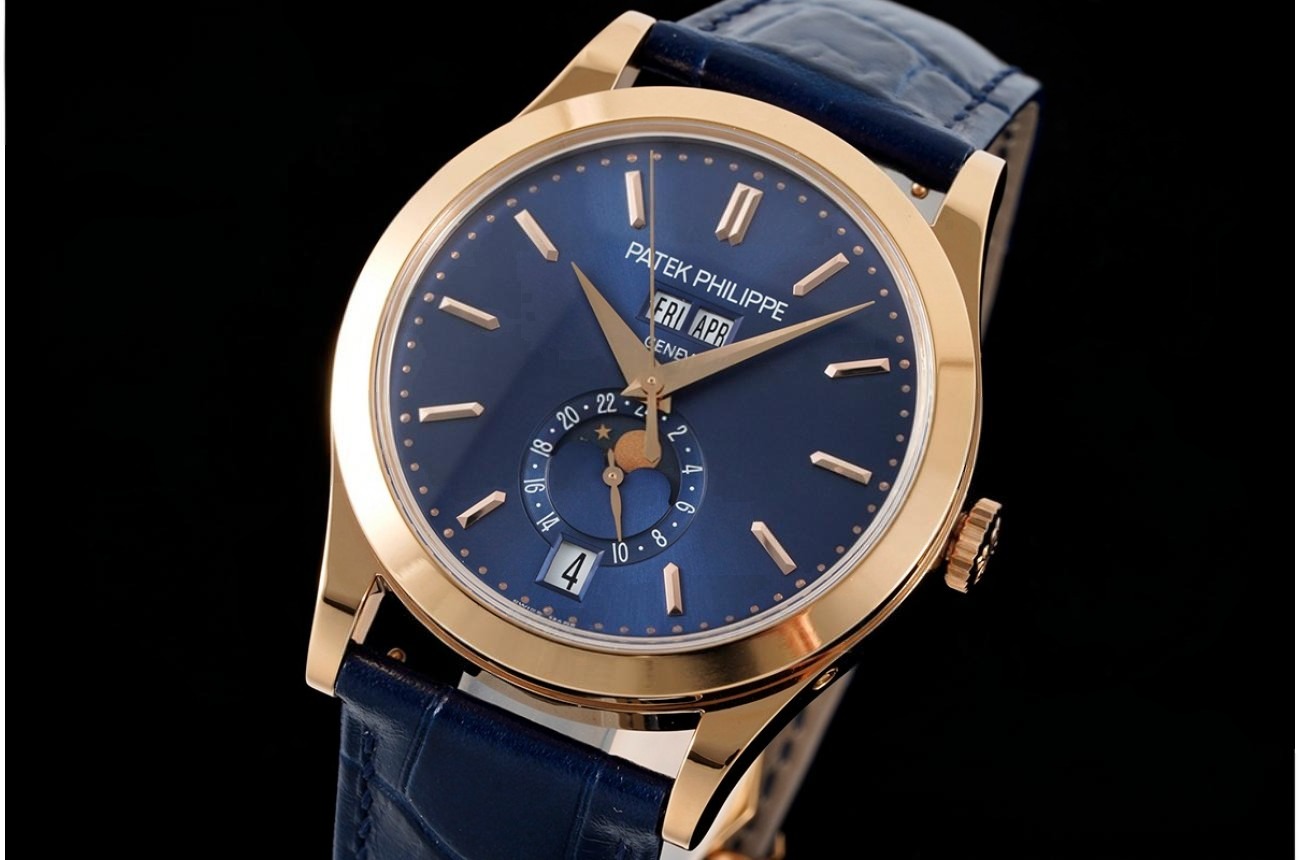 Annual Cal. Moonphase Ref.5396 RG/LE blue/Stk ZF A324
