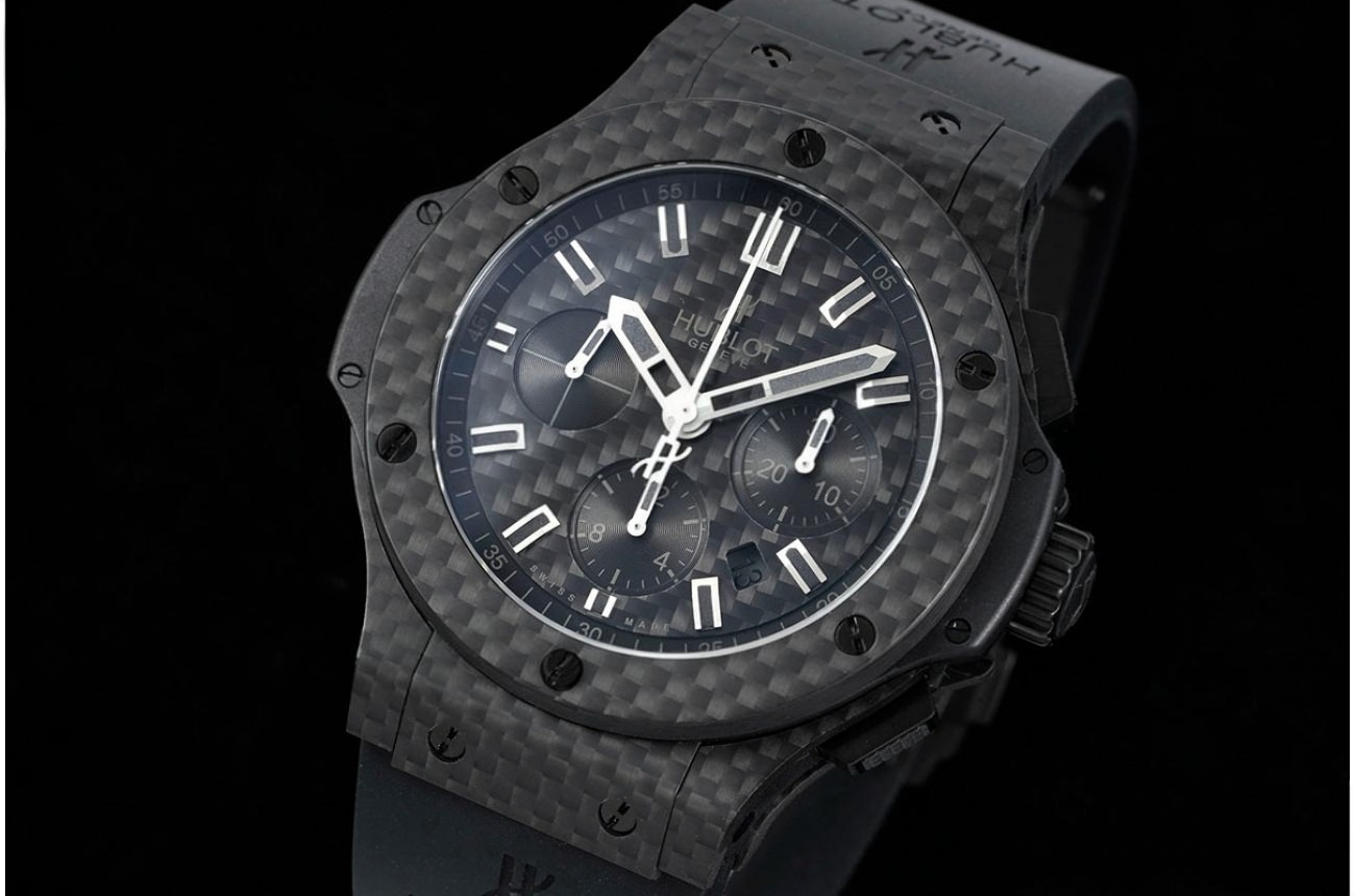Big Bang Evolution Carbon Fiber Chronograph 44mm Blk/RU V6 HUB4100