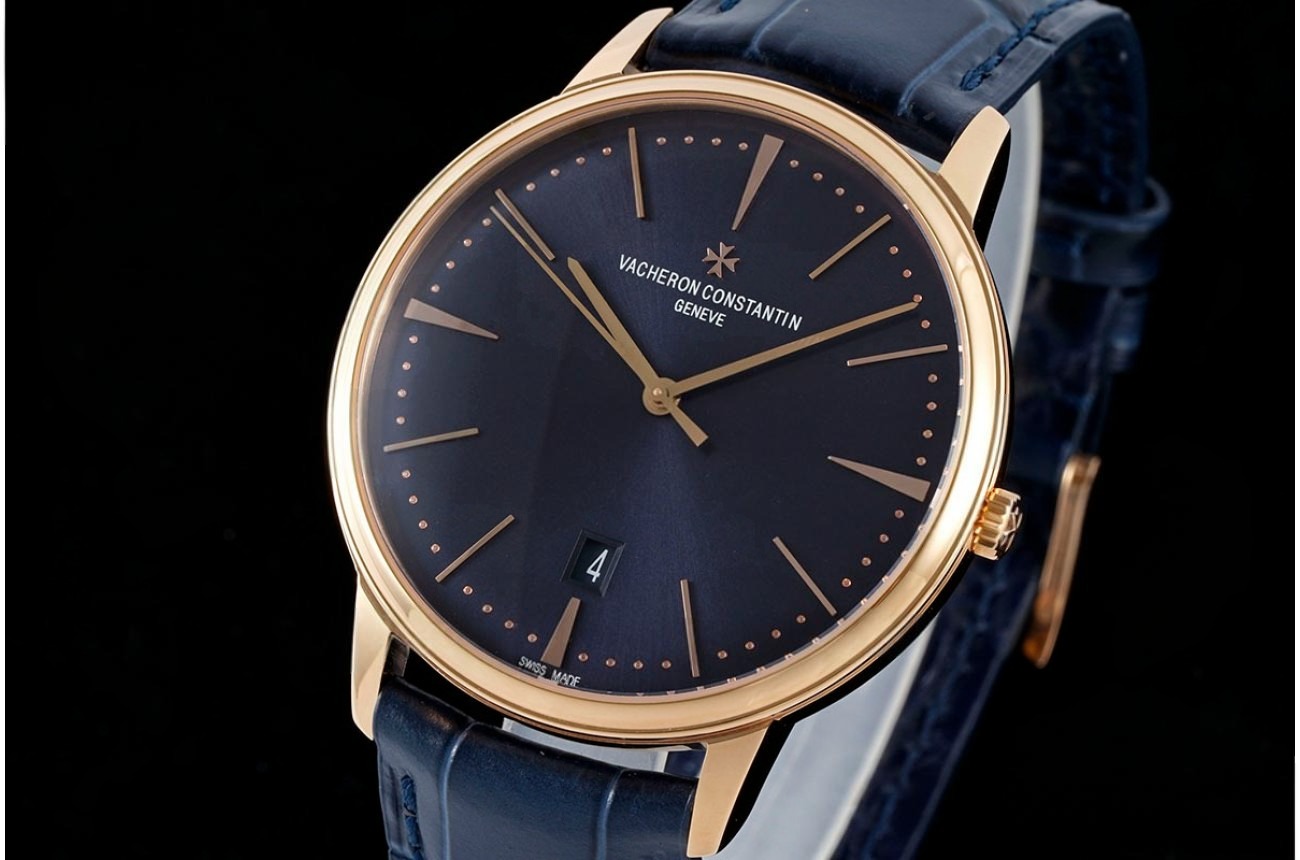 Patrimony Date RG/LE Blue/Stk PPF MY9015