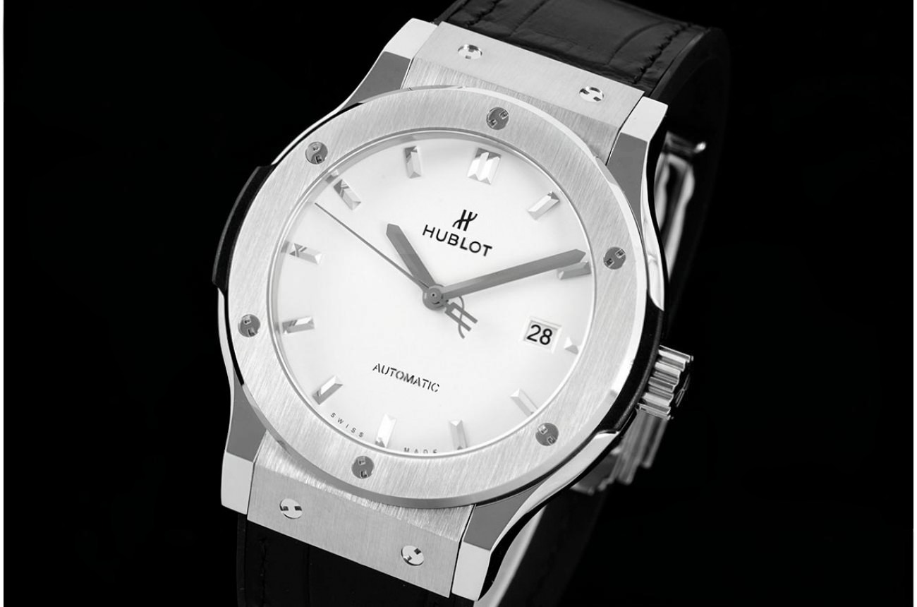Classic Fusion 42mm SS/LE White/Stk APSF A1110