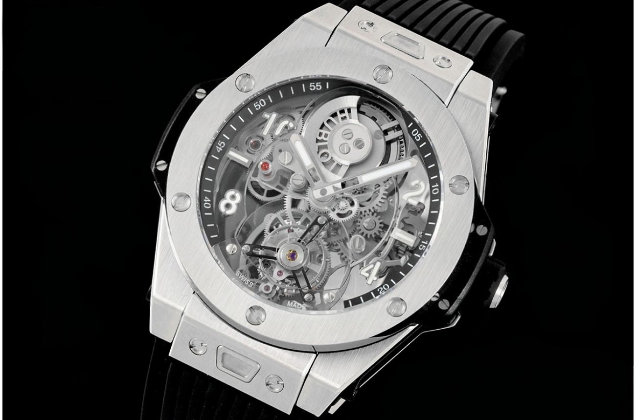 Big Bang Unico Tourbillon 45mm Skeleton Dial SS/RU HBF HW6035