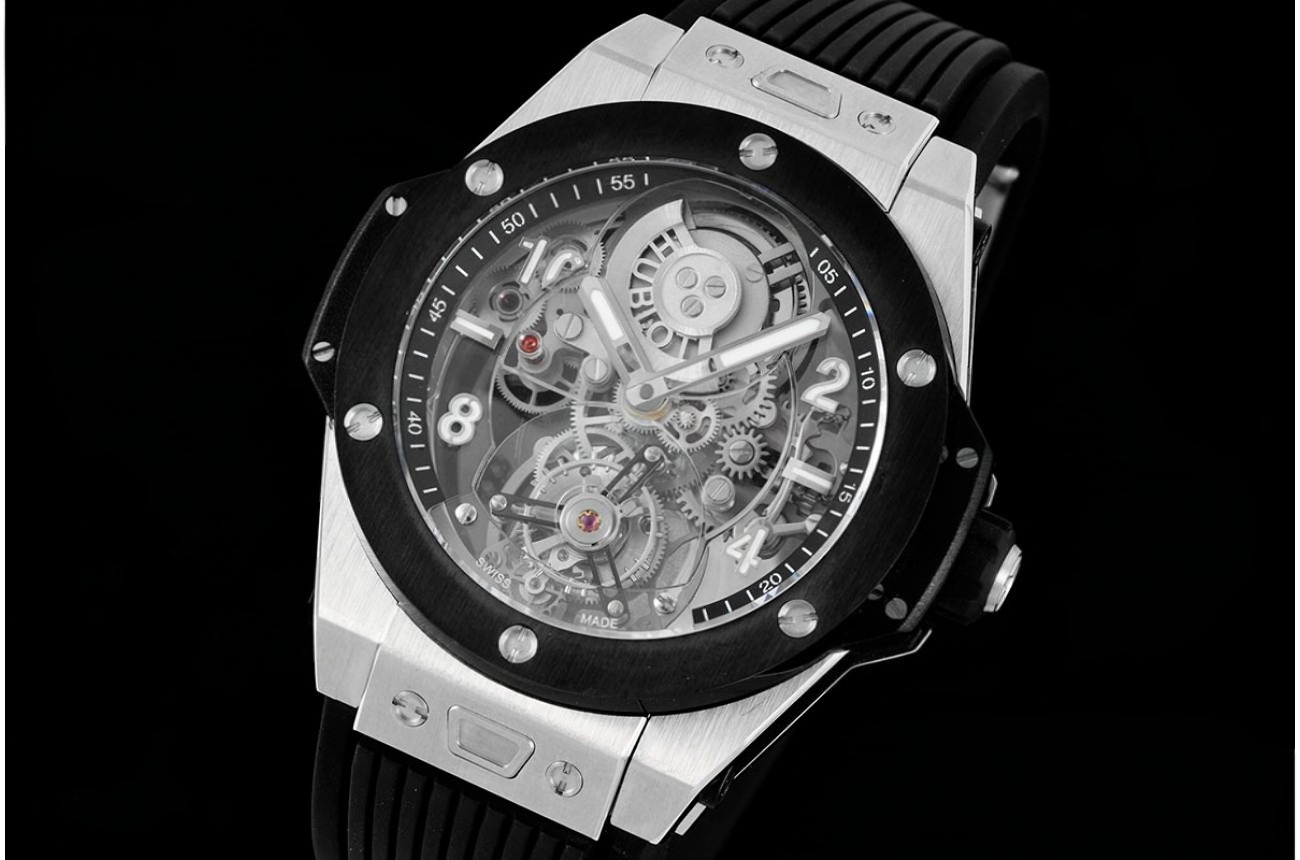 Big Bang Unico Tourbillon 45mm Ceramic Bezel SS/RU HBF HW6035