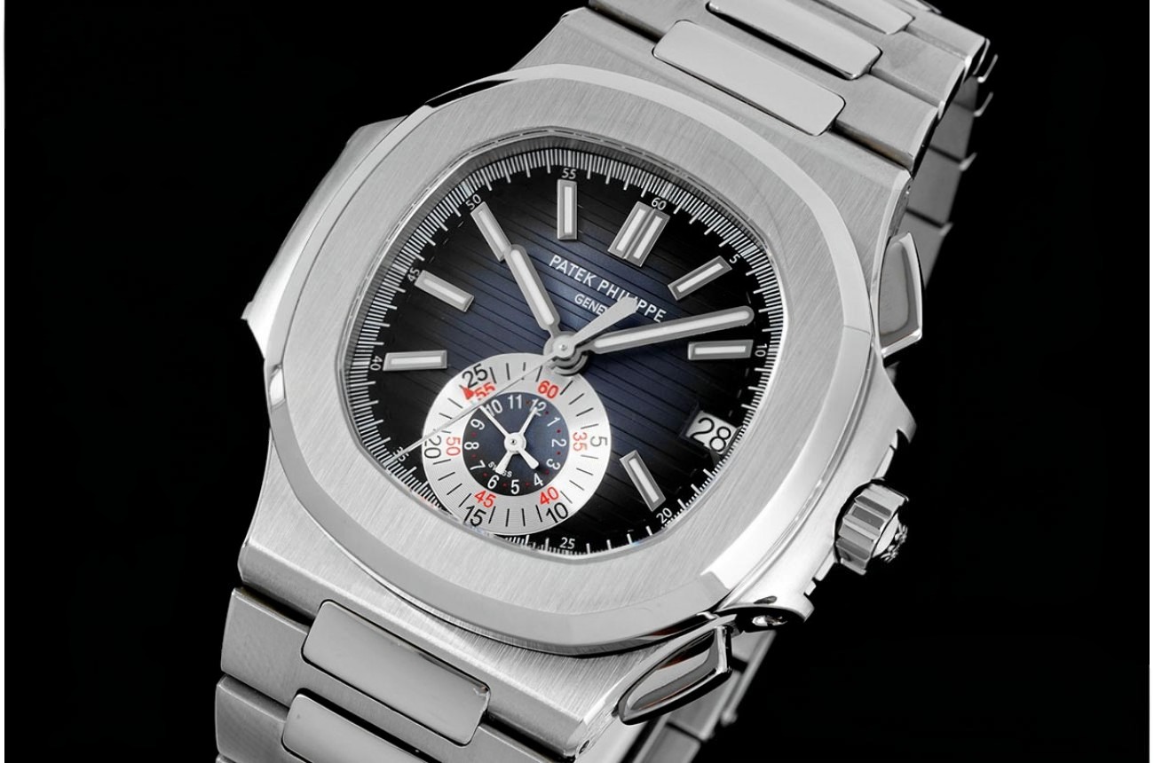 Nautilus 5980 40mm SS/SS Blue/White PPF A28-520