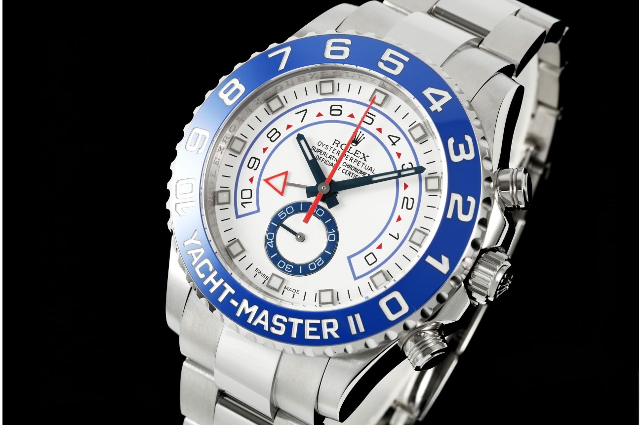Yacht-Master II 116680 44mm SS/SS White/Num KF V2 A7750