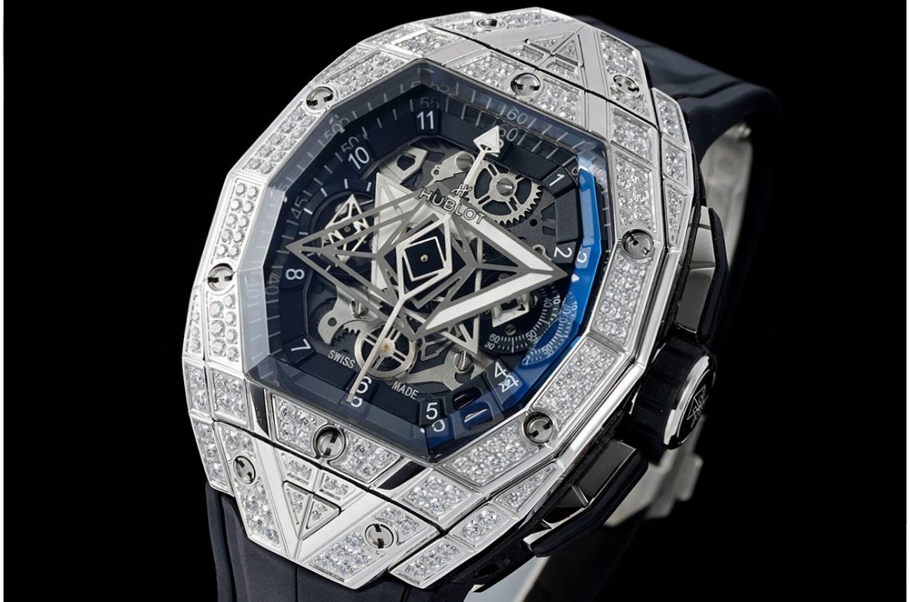 Spirit Of Big Bang 42mm Dia SS/RU Skeleton Dial BLSF HUB4700