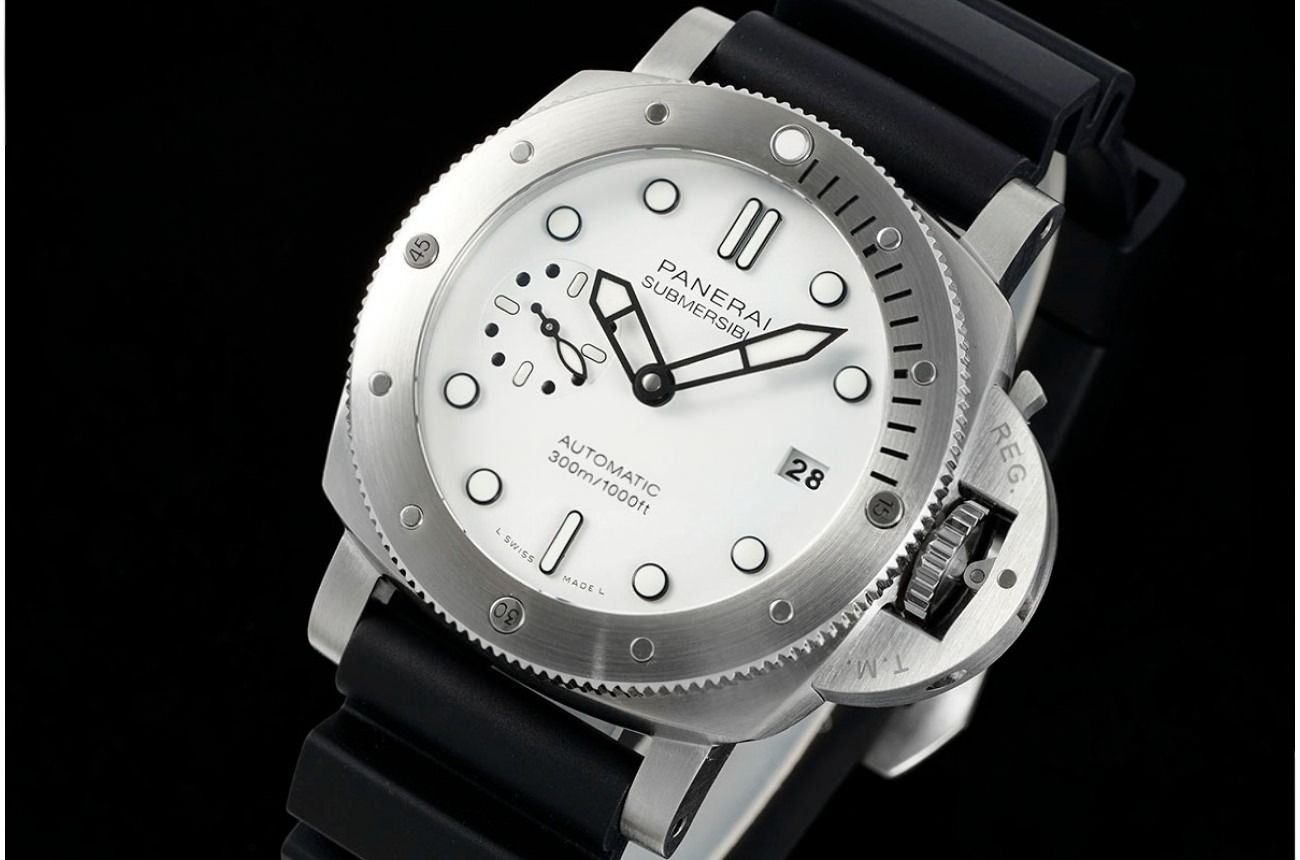 Submersible PAM2223 42mm SS/RU White Dial VSF P900