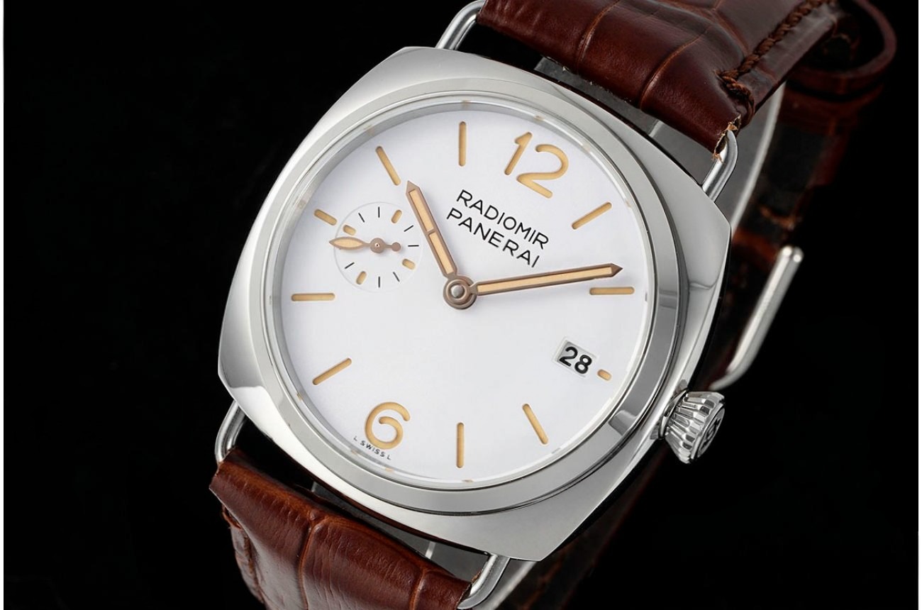 Radiomir Quaranta PAM1292 40MM SS/LE White Dial TTF A7750