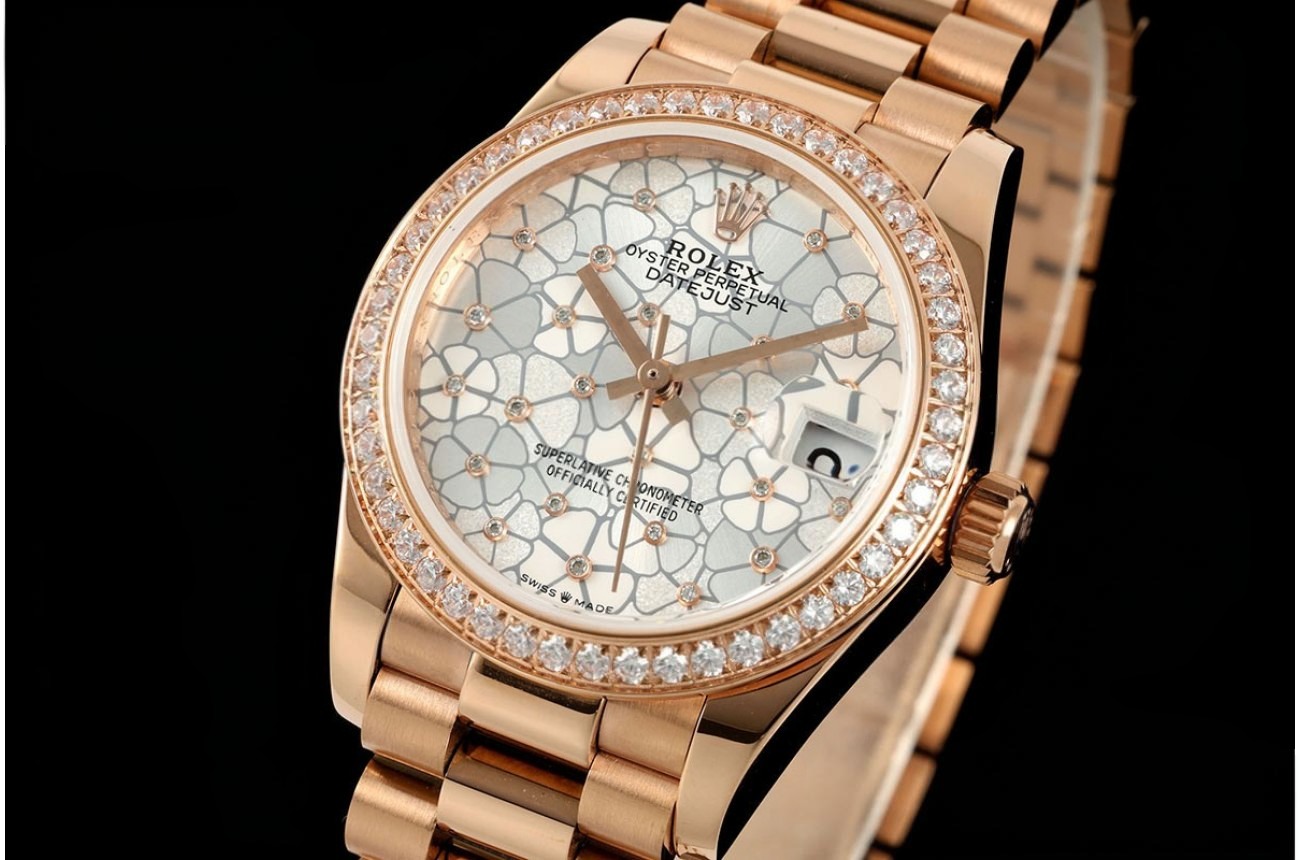 Datejust 278275 31mm Pres Dia RG/RG Flower Dial GMF A2824