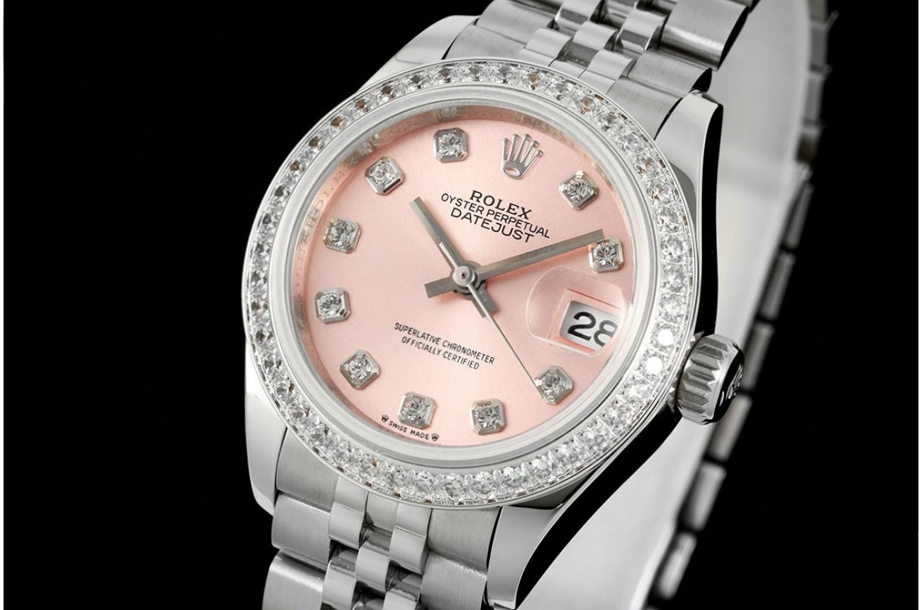 Datejust 279139 28mm Jub Dia SS/SS Pink/Dia GMF A2671