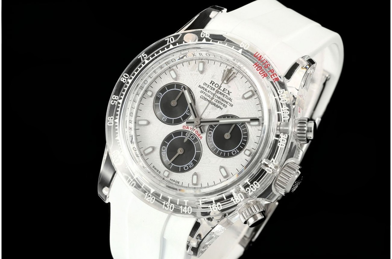 Daytona AET Remould 40mm Crystal/RU Meteorite Dial N6F DD4130