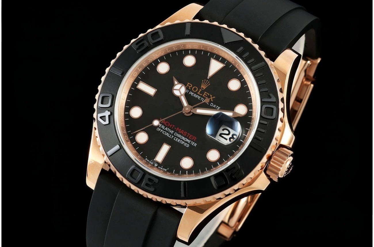 Yacht-Master 126655 40mm RG/RU Black/Dot EWEF A3235