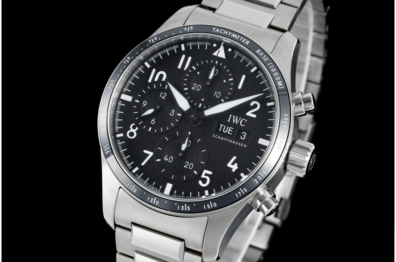 Pilot Chrono 41mm 2023 TI/TI Black/Num BLSF A7750 Mod