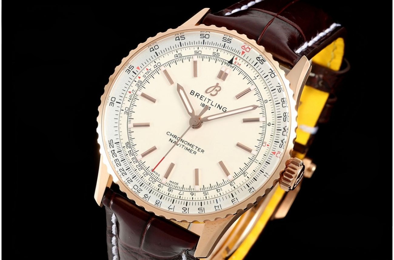 Navitimer 1 2024 41mm Date RG/LE Cream Dial TF A2824