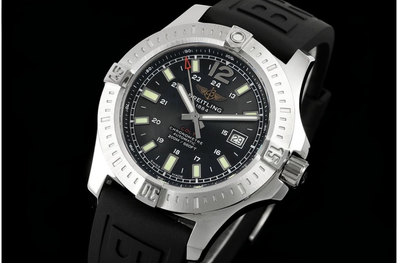 Colt Automatic 44mm SS/RU Black Dial TF A2824