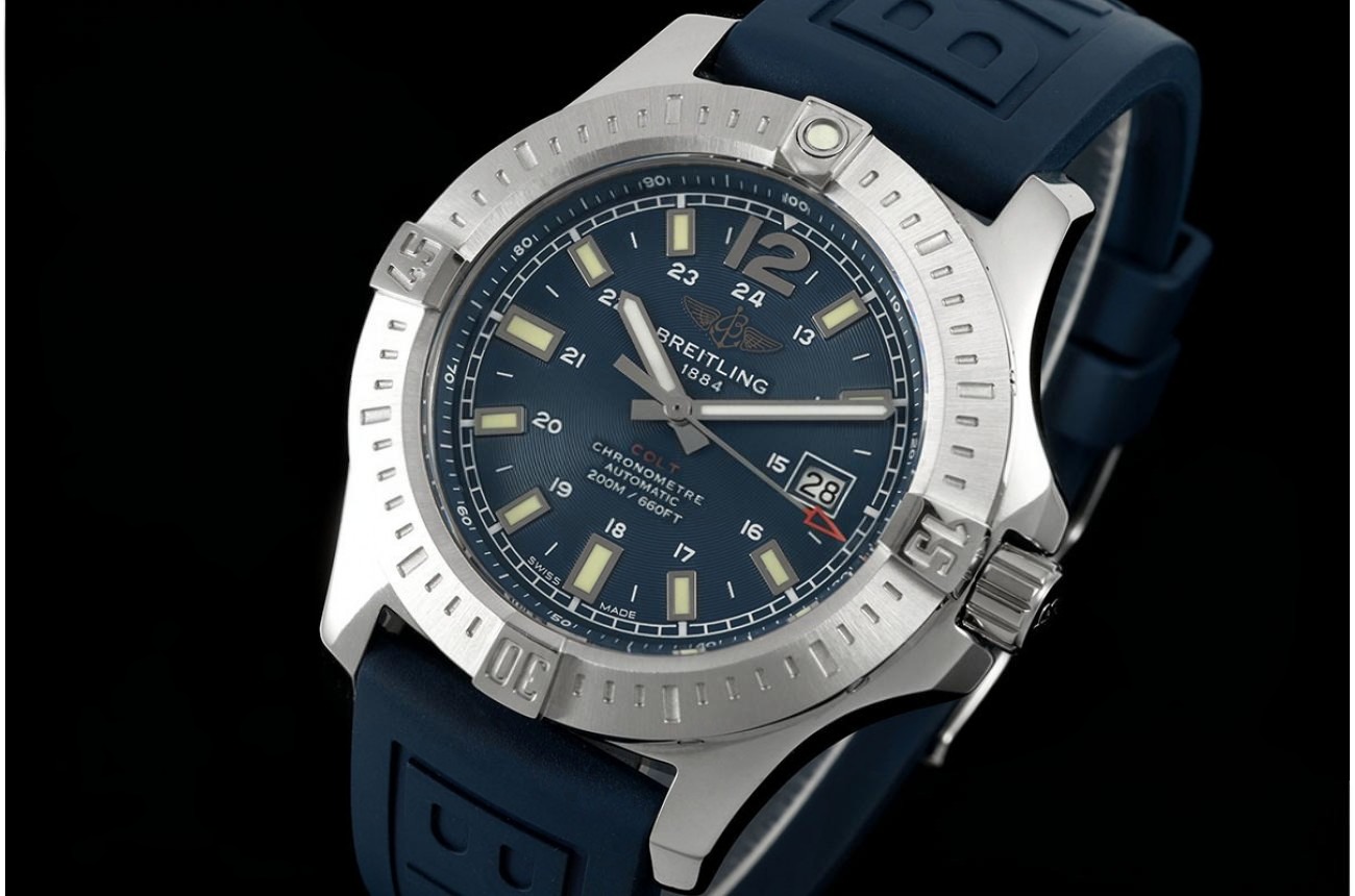 Colt Automatic 44mm SS/RU Blue Dial TF A2824