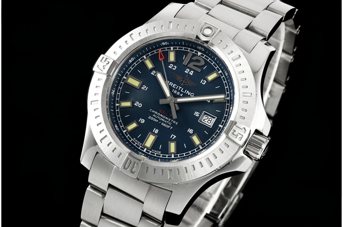 Colt Automatic 44mm SS/SS Blue Dial TF A2824