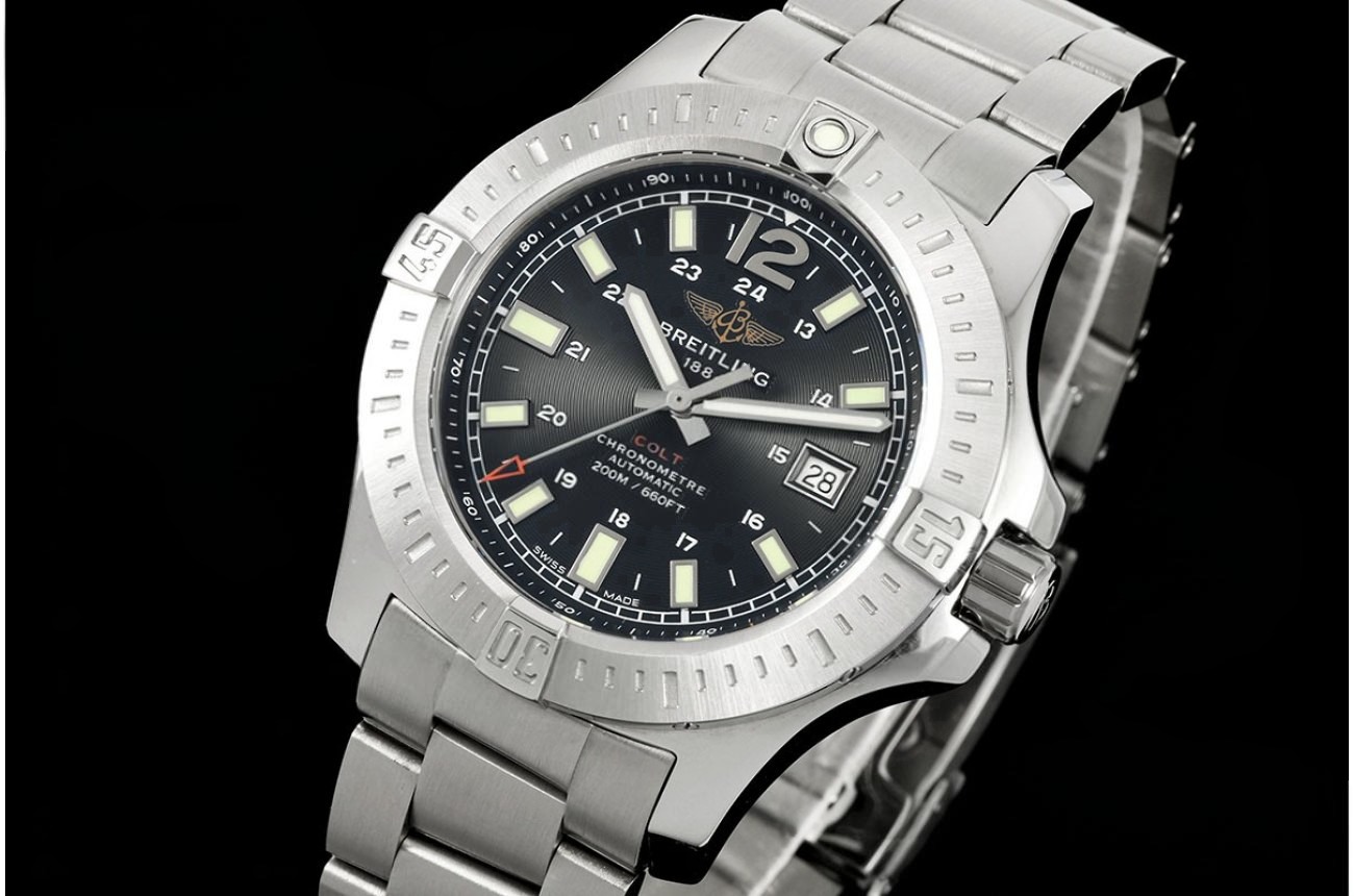 Colt Automatic 44mm SS/SS Black Dial TF A2824