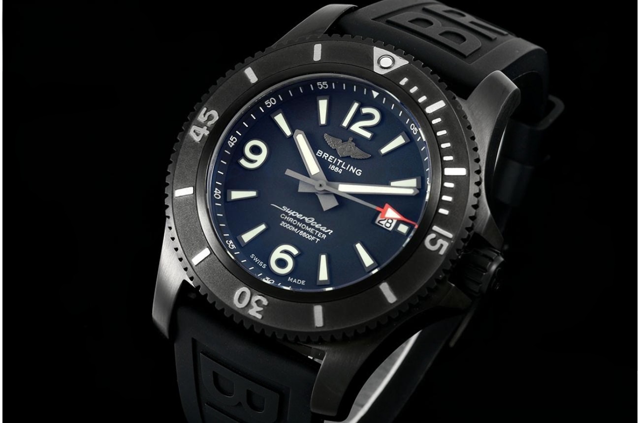 Superocean 46mm PVD/RU Black Dial TF A2824