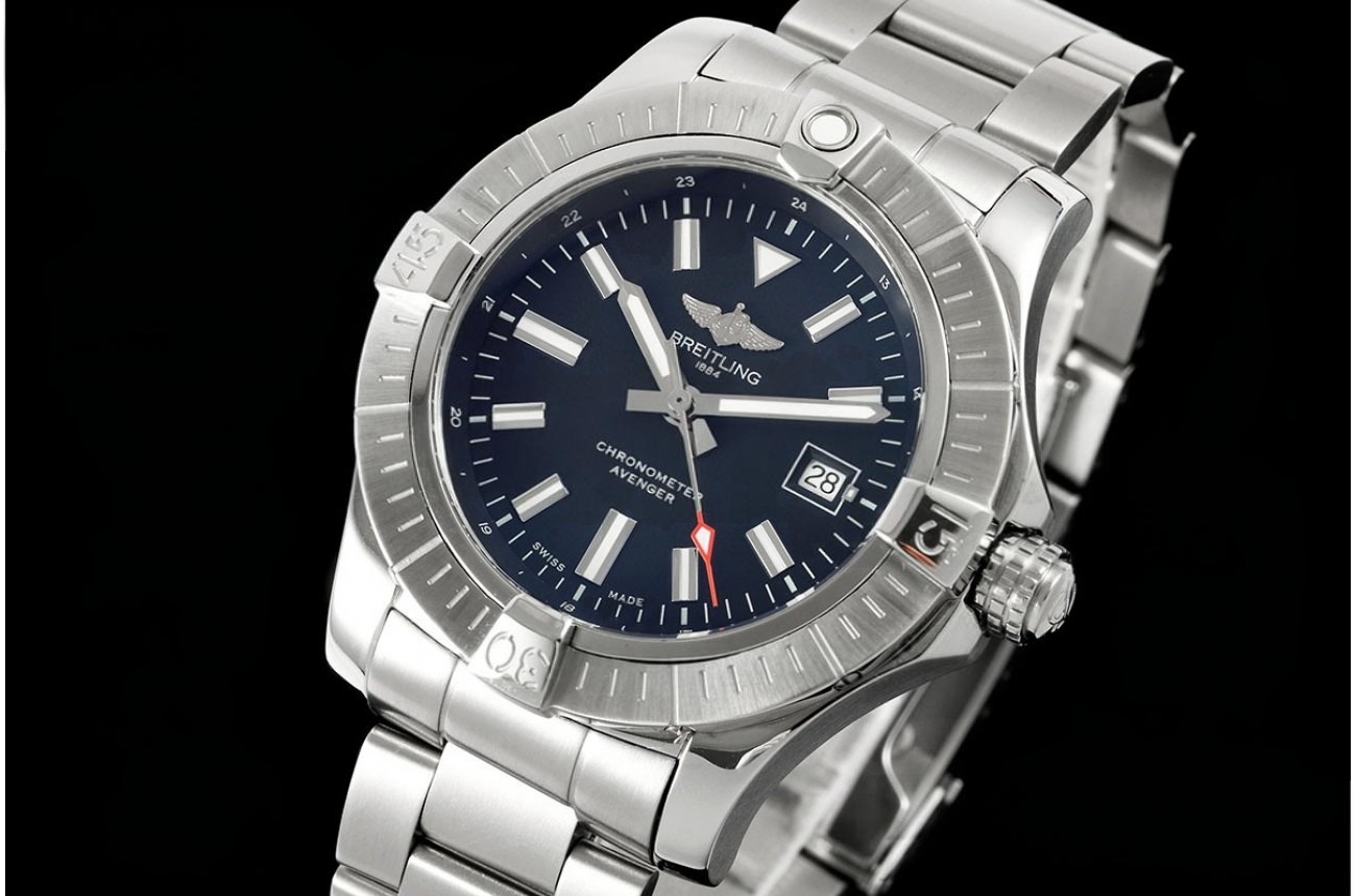 Avenger 44mm SS/SS Black Dial TF A2824
