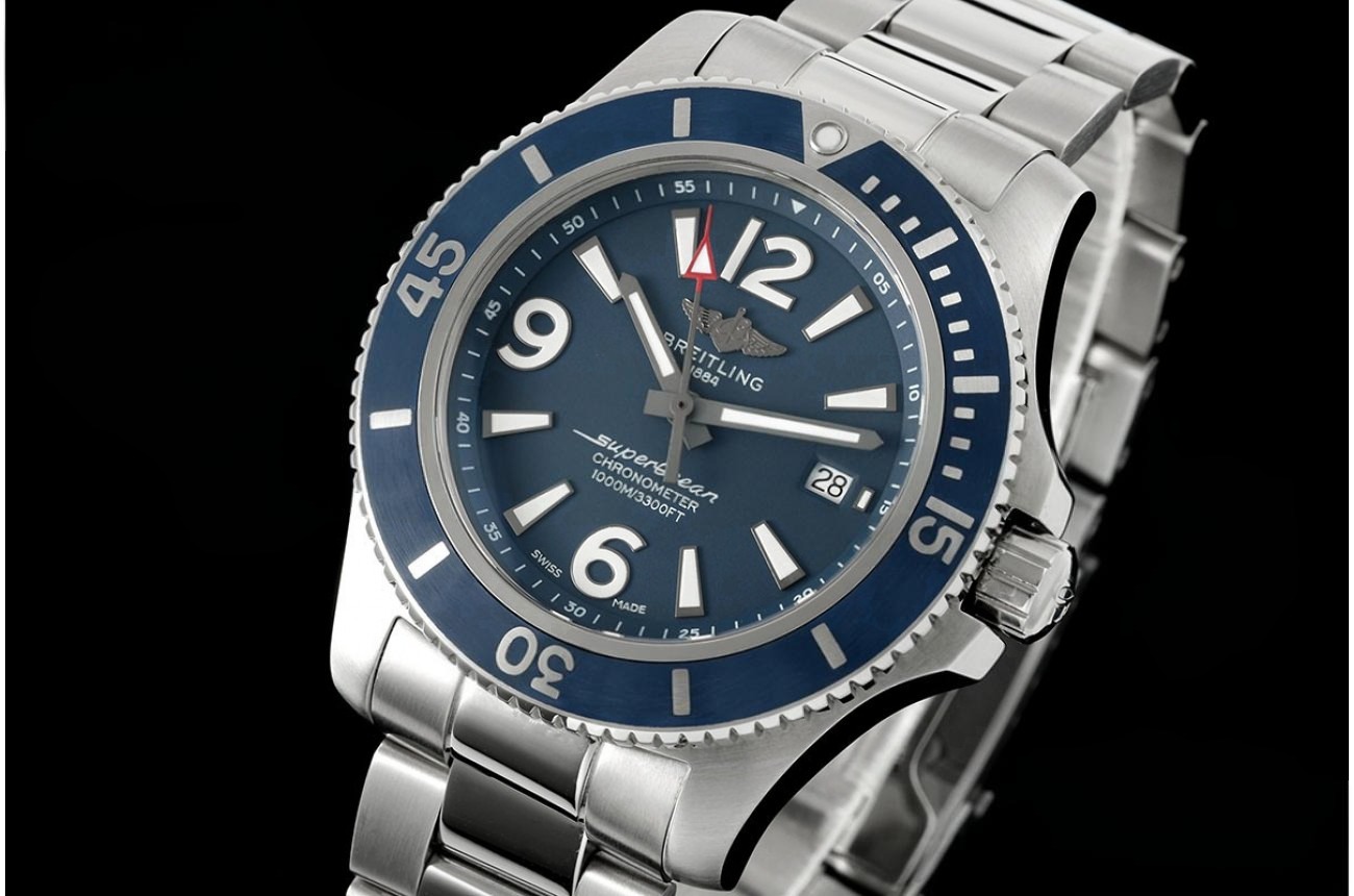 Superocean 44mm SS/SS Blue Dial TF A2824