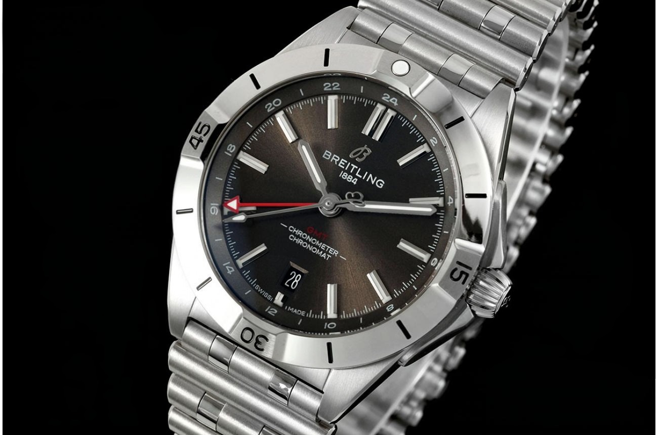 Chronomat GMT 40mm SS/SS Grey Dial BLSF A2836