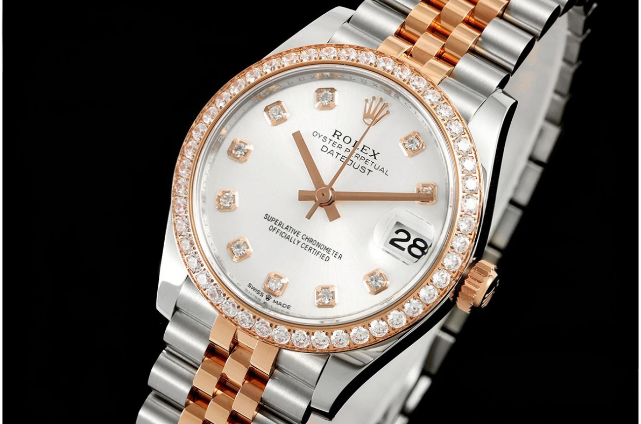 Datejust 278381 31mm Jub Dia SS/RG Silver/Dia THBF A2671