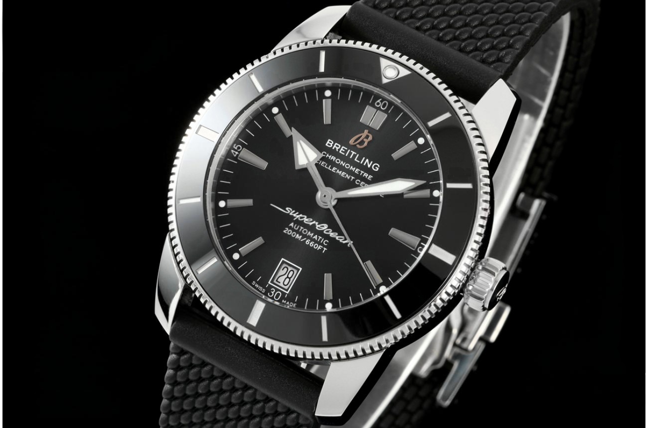 Superocean Heritage B20 42mm SS/RU Black Dial BLF A2824