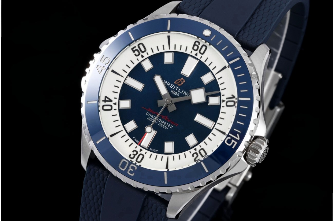 Superocean 42mm SS/RU Blue Dial BLF A2824