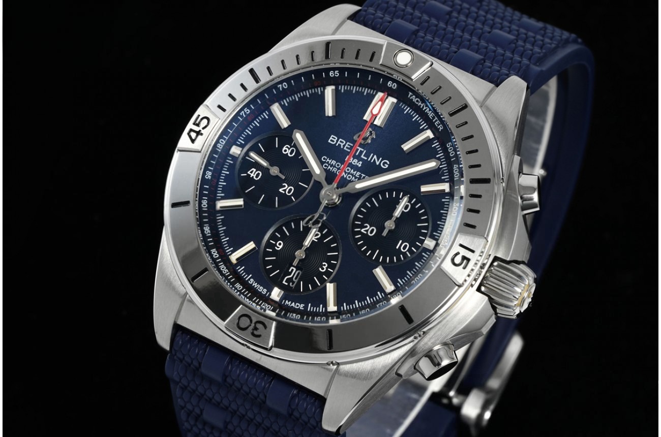 Chronomat B01 42MM SS/RU Blue/Stk Dial BLF A7750