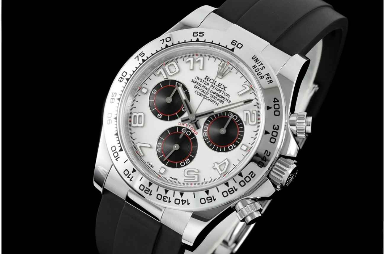 Daytona 116519 40mm SS/RU White/Num QF V11 DD4130 (Gain Weight Approx. 155g)