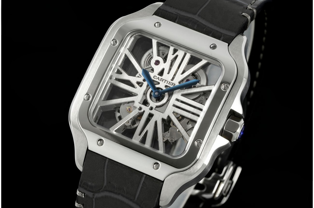 Santos De Cartier 40mm SS/LE Skeleton Dial RICHF V2 9611MC Surer Clone