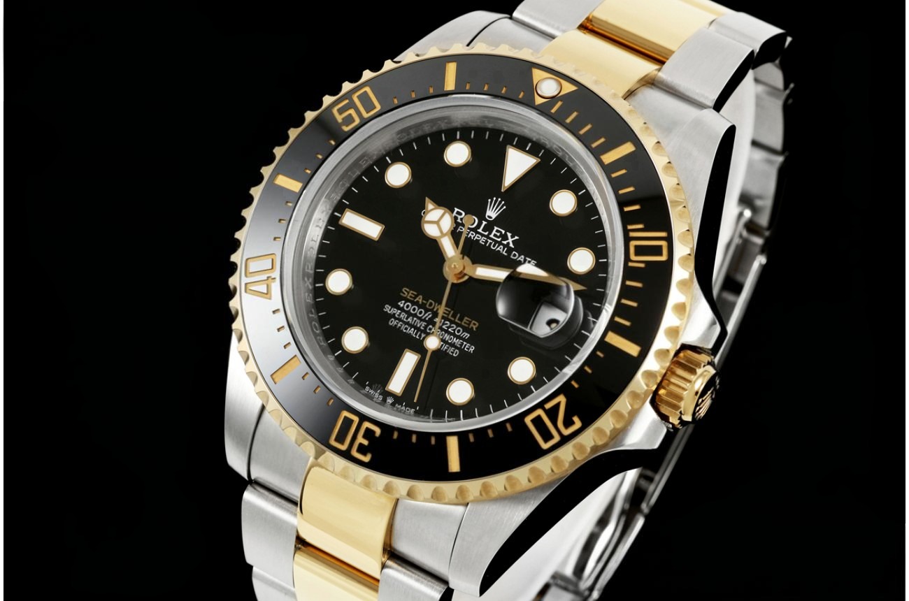 SeaDweller 126603LN 43mm SS/YG Black Dial QF JH3235 ( Weighted Approx.184g) (Free Sprung)