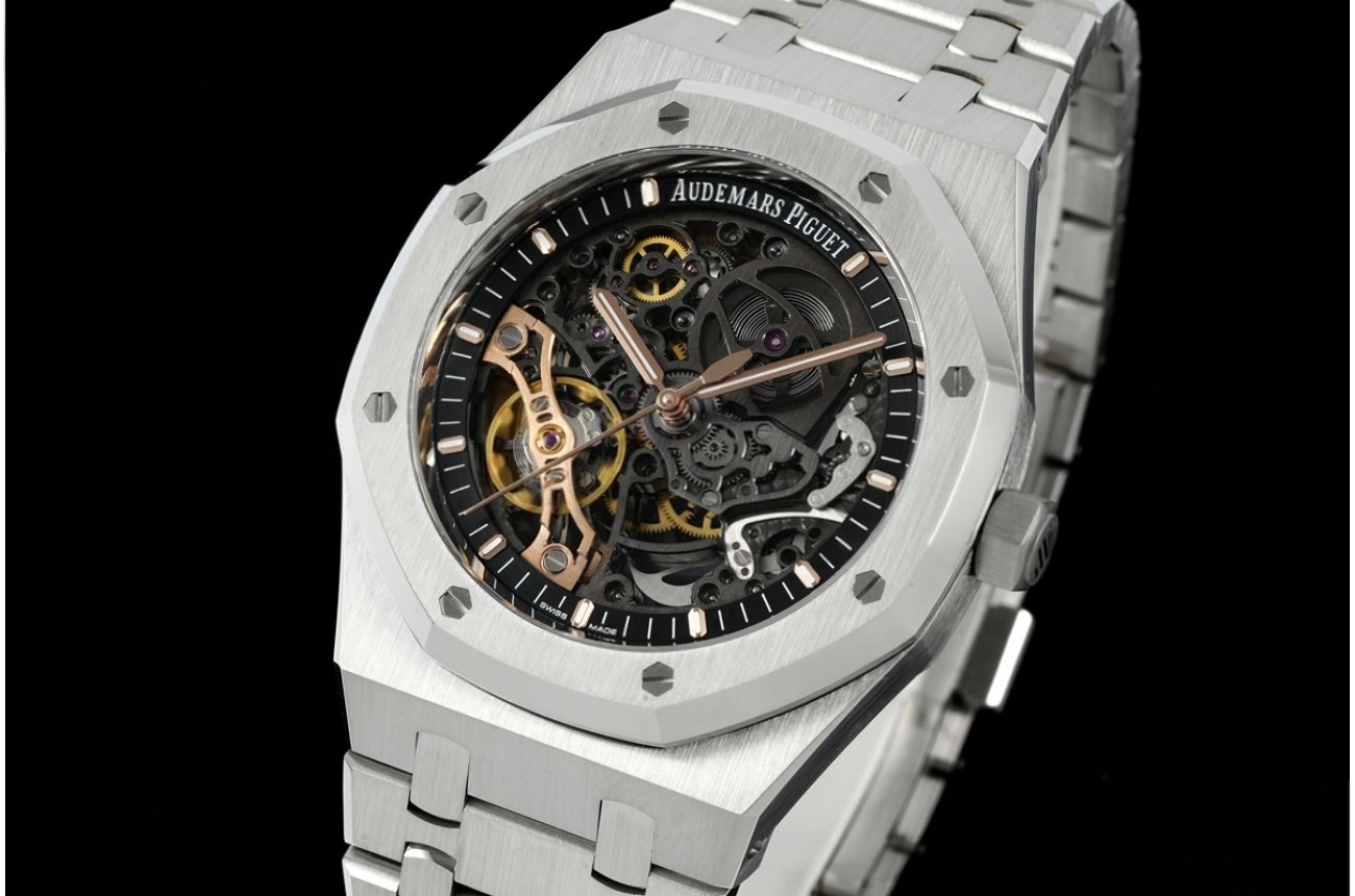 Royal Oak 15407ST 41mm SS/SS Skeleton Dial THBF V3 SH3132 (Free Sprung)