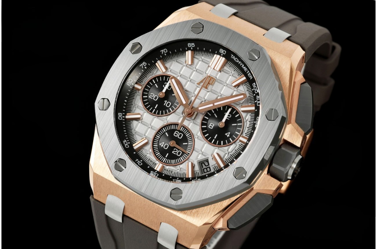 Royal Oak Offshore 26420 43mm RG/RU Grey/Stk DDF DD4401 Super Clone