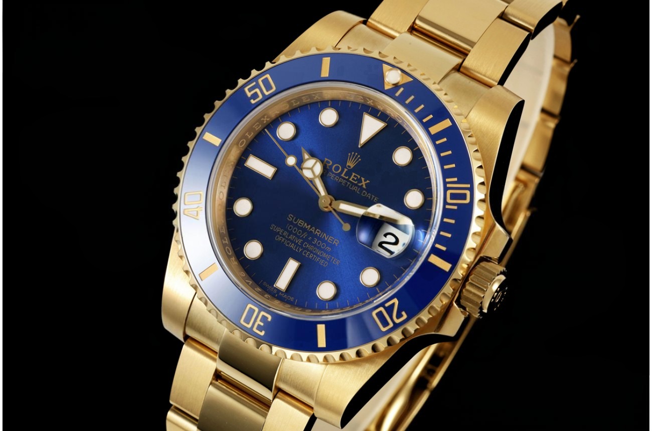 Submariner 116618LB 40mm YG/YG Blue Dial WF VS3135 (Gain Weight Approx.231g）