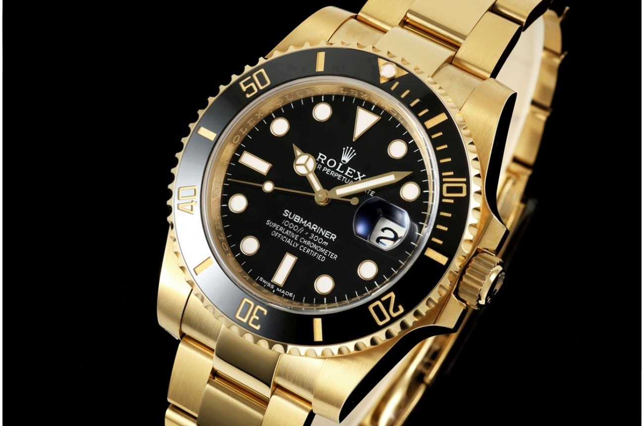 Submariner 116618LN 40mm YG/YG Black Dial WF VS3135 (Gain Weight Approx.231g）