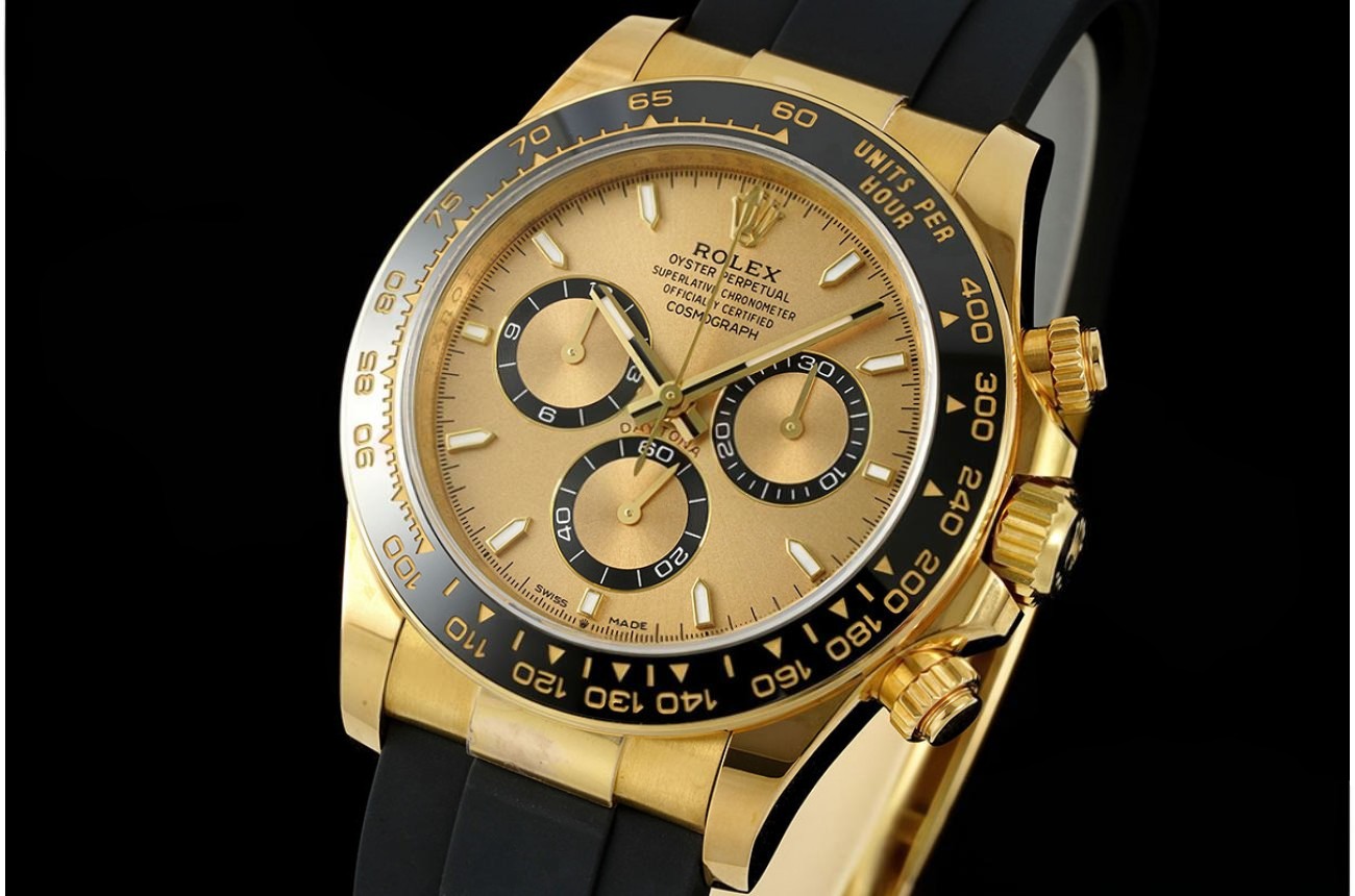 Daytona 126518 40mm Wrapped YG/RU Gold/Stk ERF JH4131 (Weighted Approx.160g) (Free Sprung)