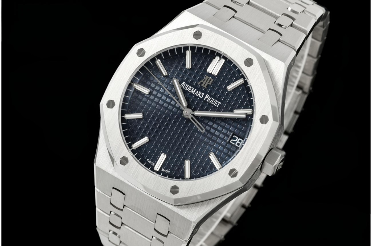 Royal Oak 41mm 15500 SS/SS Blue/Stk OCTA SA4302 (Free Sprung)