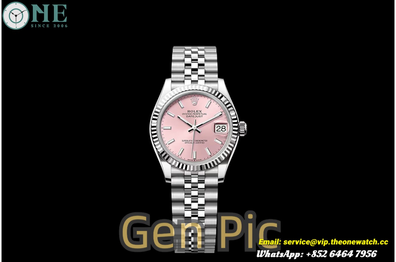 Datejust 278274 31mm Jub SS/SS Pink/Stk ARF A2236