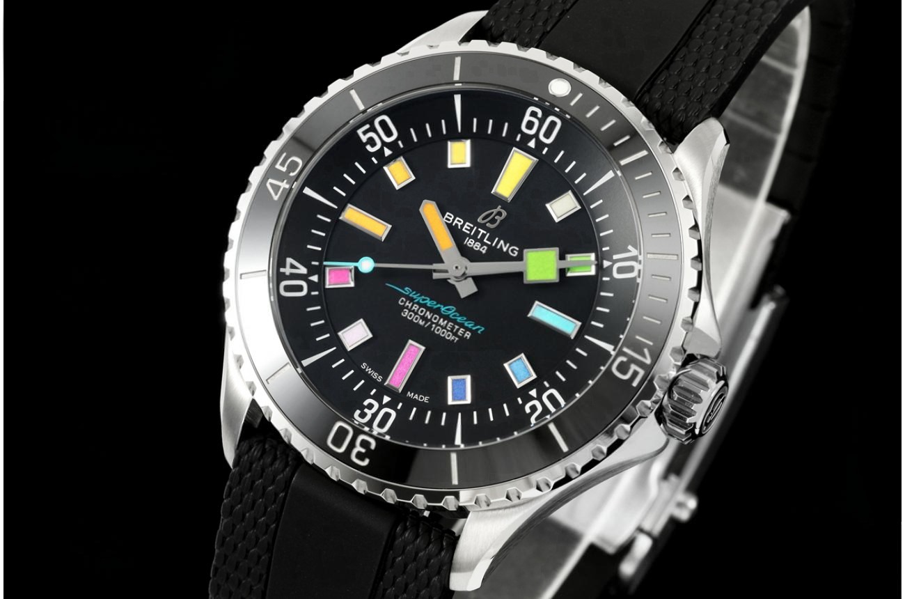 Superocean Automatic 42mm SS/RU Black Dial BLSF A2836
