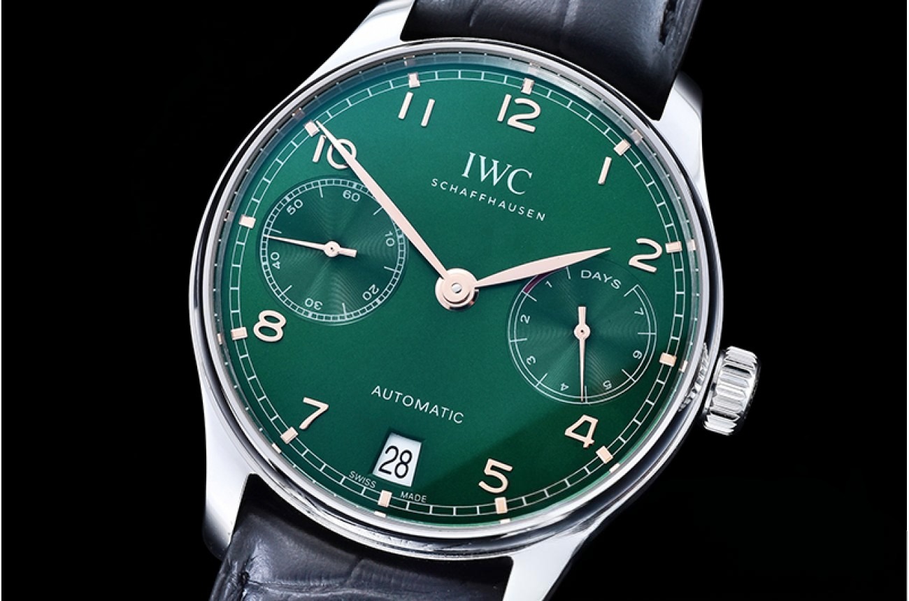 IWC - Portugieser 5007 SS/LE Green/Gold Num ZF A52010 Mod