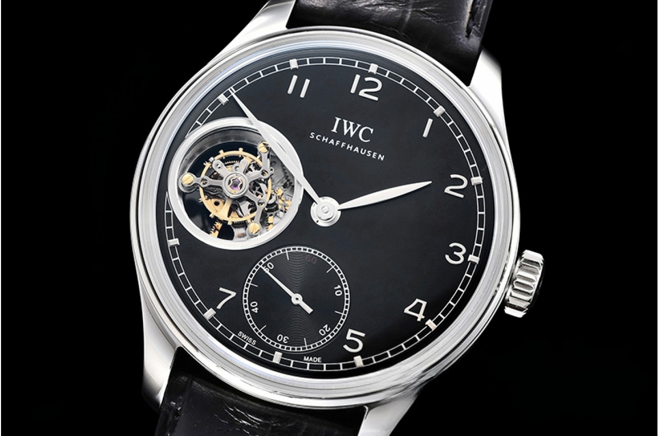 IWC - Portugieser  Tourbillon SS/LE Black/Num YLF Tourbillon