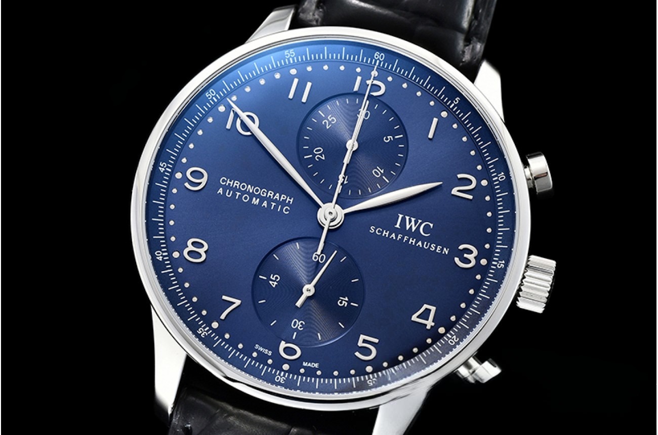 IWC - Portuguese Chrono SS/LE Blue YLF Asia 7750