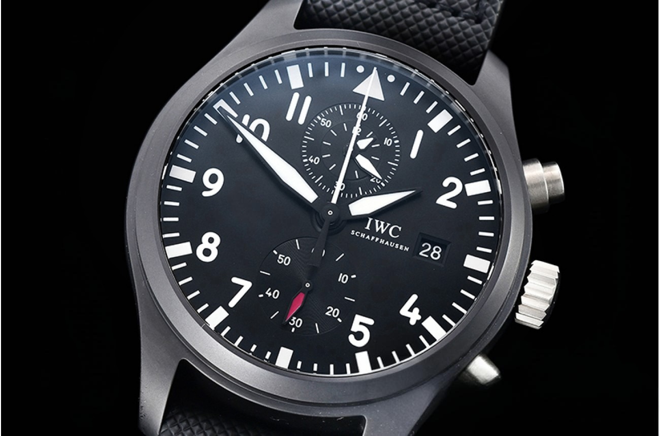 IWC - Pilot Chrono Top Gun IW389001 CER/NY Blk ZF A7750