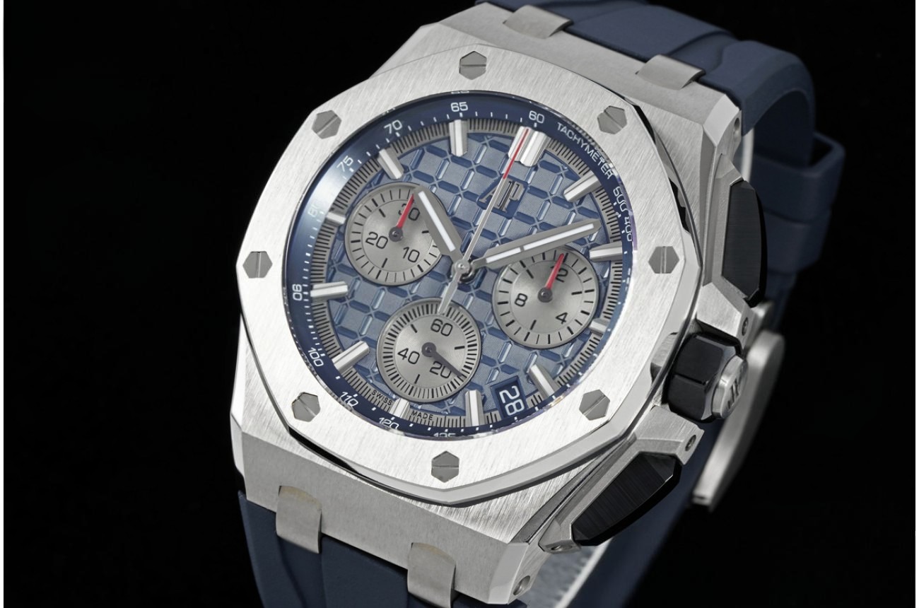 Royal Oak Offshore 26420TI 43mm Titanium Blue Dial DDF DD4401 Super Clone