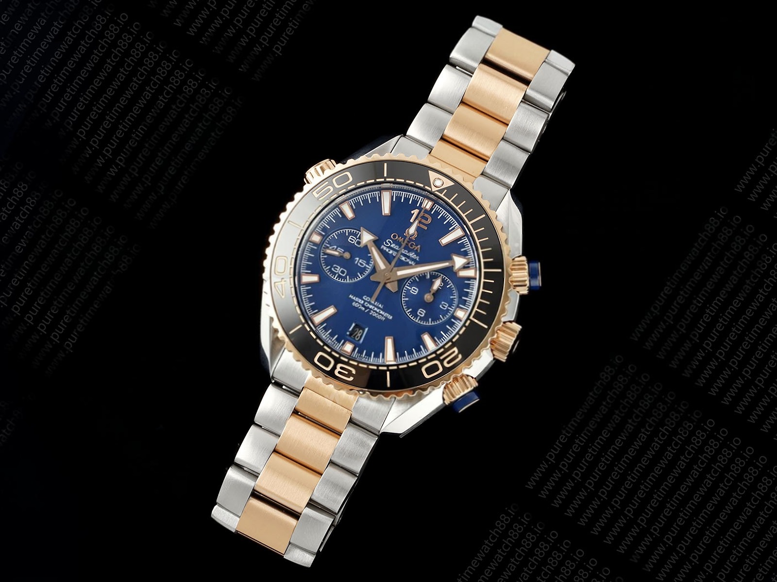 Seamaster 600m Chrono SS/RG VRF 1:1 Best Edition Blue Dial on SS/RG Bracelet A9900