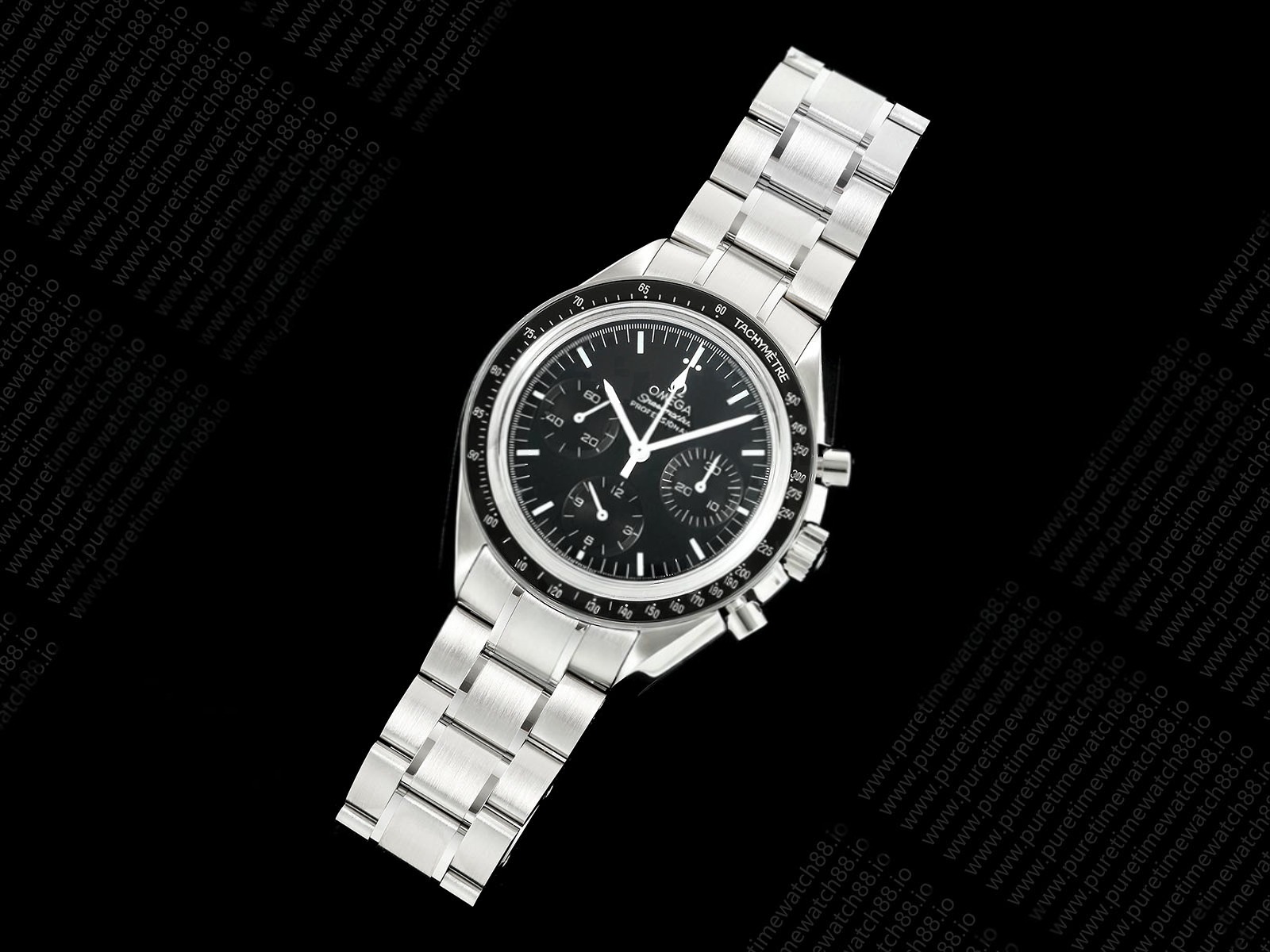 Speedmaster Moonwatch Professional OMF 1:1 Best Edition Black Dial Manual Winding Chrono Movement