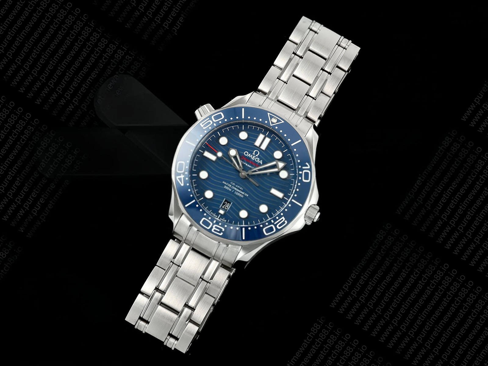 Seamaster Diver 300M SS ORF 1:1 Best Edition Blue Ceramic Blue Dial on SS Bracelet OR8800 Super Clone